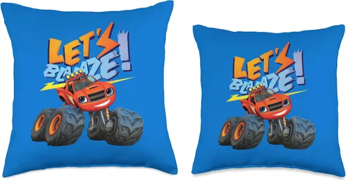 Miniatura 3 de Blaze and the Monster Machines Let's Blaze - Almohada (16.0 x 16.0 in), multicolor