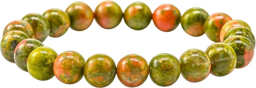 Miniatura 626 de Amazing Gemstone Pulsera de cristal para mujeres y hombres, pulsera de cristal curativo de protección, pulsera elástica con cuentas de piedras