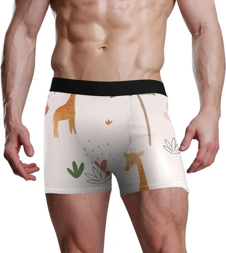Miniatura 5 de CHIFIGNO Mimosa Bamboo Fiber and Spandex Boxer Shorts, Soft and Breathable, S