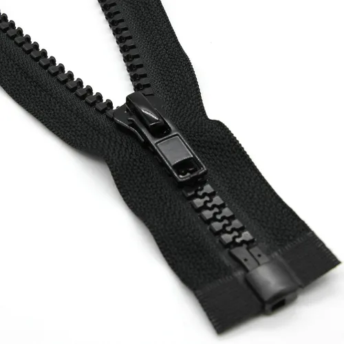 Miniatura 13 de Leekayer 2 cremalleras separadoras #5 de 27 pulgadas para abrigos de costura, chaqueta de cremallera, 26.8 in, cremalleras de plástico moldeado Negro