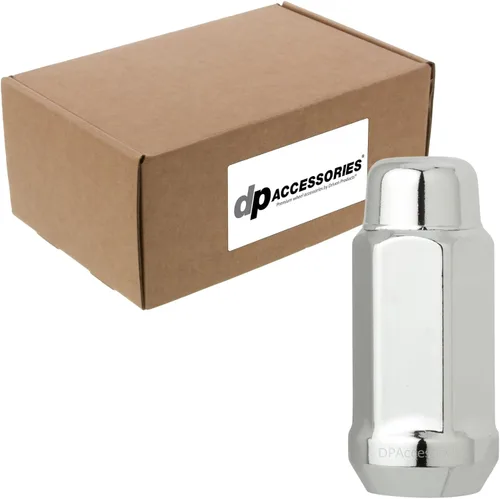 Miniatura 12 de DPAccessories Tuercas negras 1/2-20 para ruedas de posventa, extremo cerrado XL Bulge Bellota, 1.890 in (1.9 pulgadas) de alto, 0.748 in