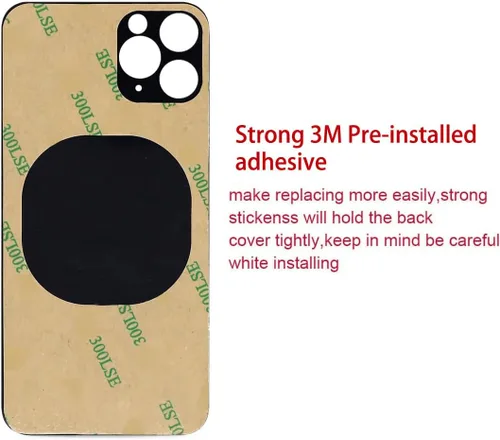 Miniatura 4 de Reemplazo de cristal trasero OEM para iPhone 11 Pro Max de 6.5 pulgadas con kit de herramientas de reparación y adhesivo preinstalado (dorado)