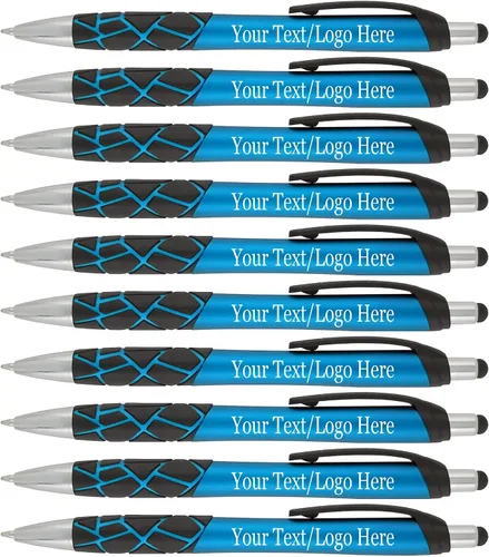 Miniatura 3 de Bolígrafos capacitivos personalizados con tu logotipo o texto personalizado, paquete de 200 unidades a granel para negocios, fiestas y eventos