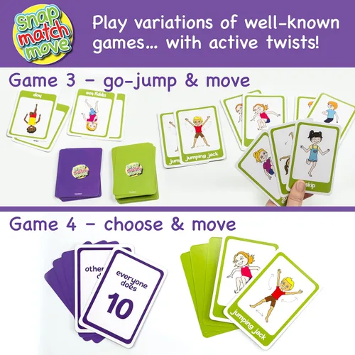 Miniatura 4 de Tarjetas de ejercicios para niños – Equipo de PE para la escuela primaria, equipo de entrenamiento para niños, juegos de ejercicio, ejercicio
