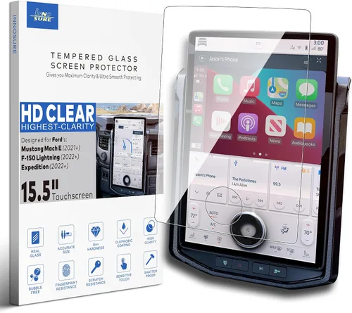 Miniatura 7 de [Antideslumbrante] Protector de pantalla de vidrio templado para Ford F-150 (2021-2025), F-150 Lightning (2022-2025), Expedition (2022-2024)