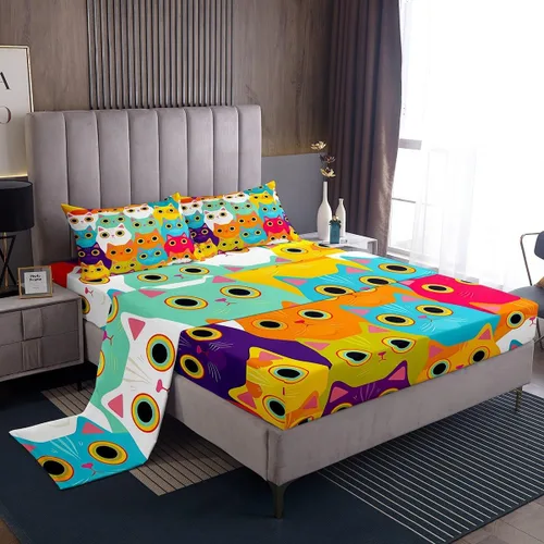 Miniatura 38 de Feelyou Football Bed Sheets Set Twin Size Basketball Sports Deep Pocket Fitted Sheet Soccer Ball Game Bedding Sets Black Baseball Gaming Soft Bed