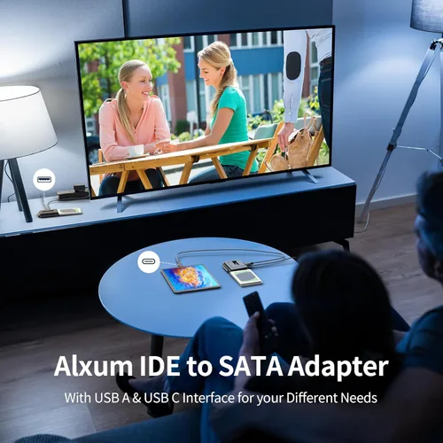 Miniatura 6 de Adaptador SATA a USB 3.0 - Convertidor de recuperación de lector de disco duro externo para unidad óptica SSD universal de 2.5 pulgadas y 3.5