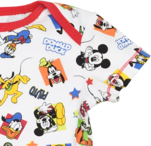 Miniatura 8 de Disney Mickey Mouse Lion King Winnie the Pooh Pixar Toy Story Buscando a Nemo Baby Paquete de 5 mamelucos para recién nacido a bebé