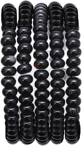 Miniatura 72 de BEADIA Cuentas Facetadas de Piedra Natural Amazonita Rondelle 3x4mm Cuentas Semipreciosas Sueltas para Hacer Joyas 38cm
