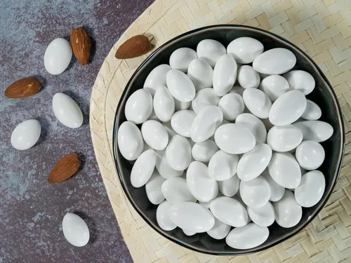 Miniatura 4 de Smarty Stop Jordan Almonds Candy - Almendras recubiertas de caramelo pastel, aperitivo comestible de confitería