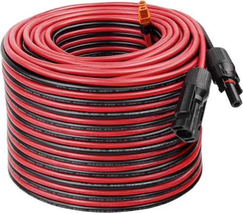 Miniatura 12 de MOOKEERF Cable solar a XT60i – 2 piezas de panel solar de 2 pies a XT60i adaptador adaptador cable de extensión para estación de energía portátil