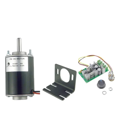 Miniatura 15 de CHANCS Motor de engranaje eléctrico de poco ruido del eje común del poder más elevado CH-3420 24V DC 7000RPM del alto esfuerzo de torsión