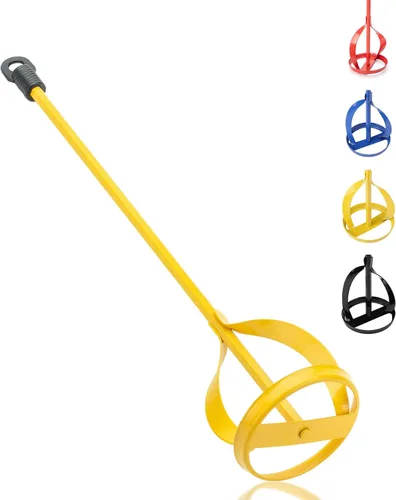 Miniatura 9 de Batidoras de pintura, cubos de 1 a 3 galones, mezclador de barro, agitador de pintura para taladro, mezclador de pintura para taladro, accesorio Rojo