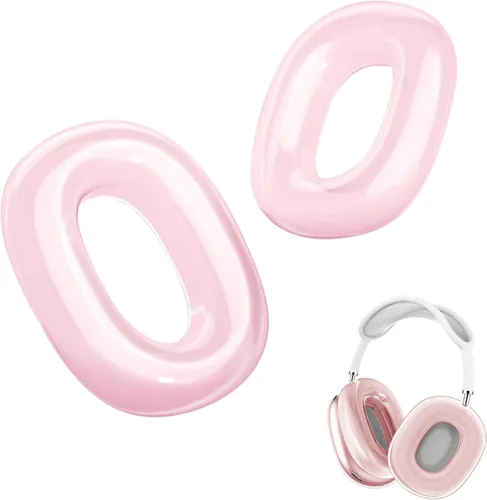 Miniatura 33 de Aircawin Funda transparente para AirPods Max, funda transparente a prueba de golpes para Airpods Max, funda protectora de TPU suave antiarañazos,