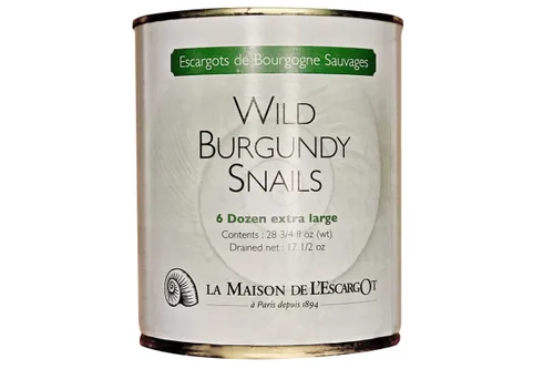 Miniatura 12 de Caracoles Premium de Borgoña – Clasificados como los número uno, los mejores para recetas de Escargot, varios tamaños