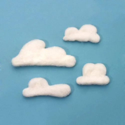 Miniatura 5 de 2 piezas de lana a granel – Hilo grueso de lana súper de 8.82 onzas, parte superior de lana para fieltro de aguja, suministros de lana de fieltro