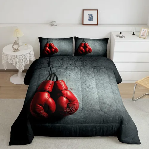 Miniatura 14 de Feelyou Juego de ropa de cama con diseño de dragón y galaxia, cielo estrellado, para niños y niñas, diseño de dragón, decoración colorida, colección