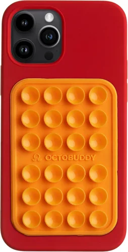 Miniatura 11 de OCTOBUDDY Classic MAX - Funda adhesiva de silicona con succión para teléfono - Manos libres, soporte de agarre fuerte para selfies y videos - Crema