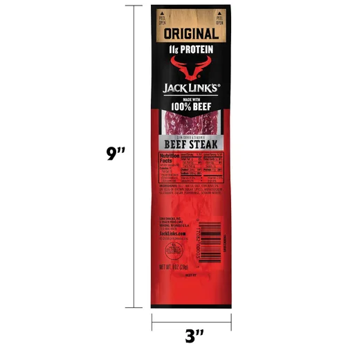 Miniatura 7 de Jack Link's Premium Cuts - Filete de ternera, original, 1 onza (paquete de 12)