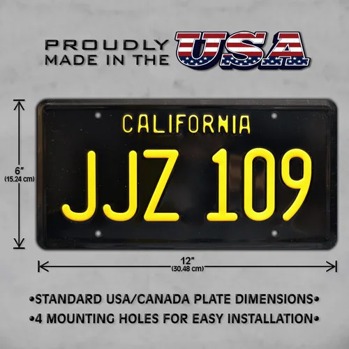 Miniatura 3 de Armazón para placa Bullitt / Steve McQueen's '68 Ford Mustang / JJZ 109 de metal estampado