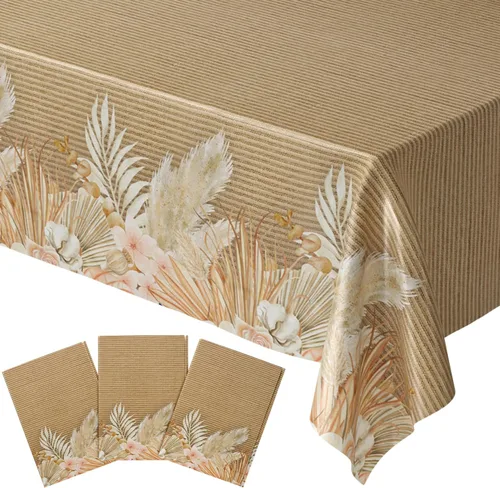 Miniatura 22 de Blue Orchards Fundas de mesa de caramelo (paquete de 3) – 54 x 108 pulgadas XL – Mantel, suministros de fiesta, decoraciones, fiesta de cumpleaños
