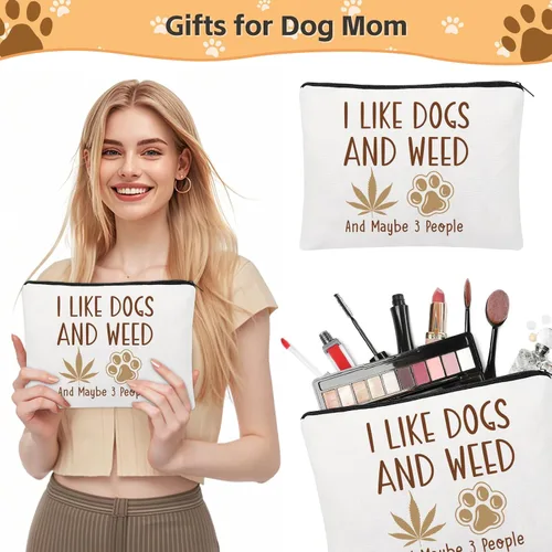 Miniatura 5 de Regalos para el día de la madre, regalo para mamá, regalo para amantes de los perros para mujeres, regalo de Navidad para mamá perro con vaso