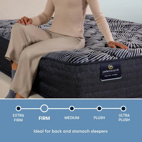 Miniatura 2 de Serta Perfect Sleeper X Knox - Colchón híbrido acolchado firme de 13.5 pulgadas, tamaño Twin XL, 5 zonas de soporte y tecnología de enfriamiento