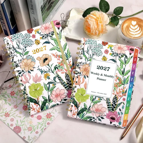 Miniatura 2 de 2027 Planner – Weekly ＆ Monthly Planner 2027, Jan. 2027 – Dec. 2027, 6.4" x 8.5" with Tabs, Flexible Hardcover, Thick Paper, Strong Twin-Wire