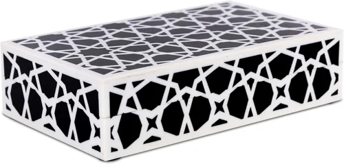 Miniatura 72 de Handicrafts Home Caja de recuerdo decorativa de 8 x 5 – Pequeña caja organizadora con tapa, almacenamiento decorativo Boho, caja de memoria retro