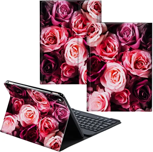 Miniatura 33 de Para Samsung Galaxy Tab S6 Lite Funda 2022/2020 Teclado Inalámbrico Desmontable Y Cubierta De Soporte De Cuero PU Funda Protectora Para Samsung