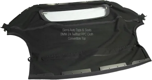 Miniatura 7 de Sierra Auto Tops & Seats Parte superior convertible para BMW Z4 2003-2008, color negro, lona Stayfast, repuesto superior convertible con ventana