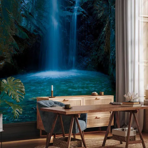 Miniatura 6 de artgeist Mural de Pared Cascada 135x106 pulgadas - Papel Tapiz Autoadhesivo XXL Despegar y Pegar Removible Adhesivo Grande Lámina Decoración de #08
