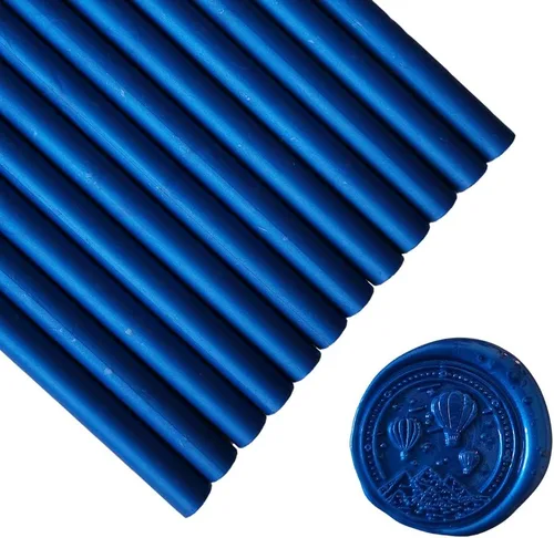 Miniatura 8 de Seal - 12 barras de cera para sellar cera con pistola de pegamento, palitos de cera para sellar cera, ideales para tarjetas, sobres, envoltura
