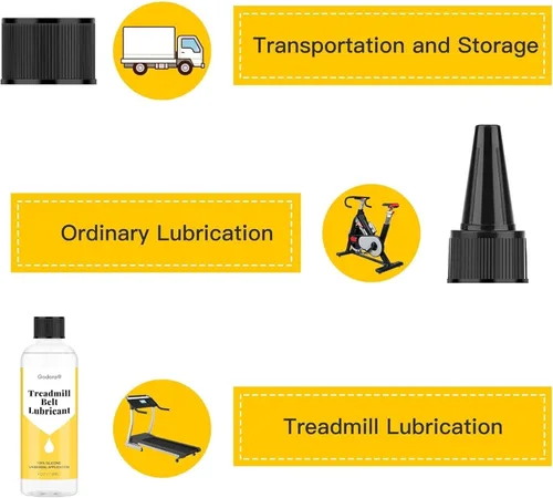 Miniatura 2 de Lubricante de cinta de correr 100 % de silicona/Lubricantes para cinta de correr 235 ml, lubricante para la banda de la cinta de correr, aceite
