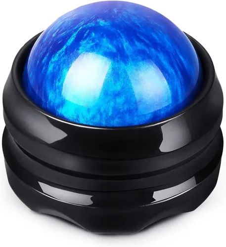 Bola de rodillo de masaje, masajeador de cuello para aliviar el dolor, herramienta de masaje de tejido profundo, alivio muscular del dolor, drenaje
