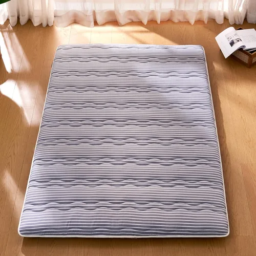 Miniatura 6 de jzbearapt Colchón Japonés de Piso Premium de Espuma Futón, 100% Espuma Cómoda de Alta Densidad, Almohadilla de Dormir de Tatami Grueso, Colchonetas