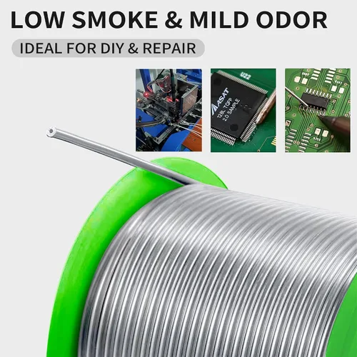 Miniatura 4 de Lead Free Solder Wire Rosin Core Electrical Solder Wire Fine Alloy Solder Sn99.3 Cu0.7 for Electrical, Electronic, Connector Soldering