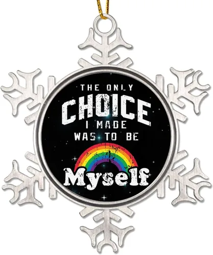 Miniatura 14 de Adornos de orgullo LGBT arcoíris para árbol de Navidad, progreso LGBTQ, orgullo arco iris, adornos de Navidad gay lesbianas, orgullo gay, recuerdo
