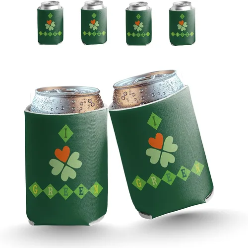 Miniatura 15 de VictoryStore Enfriadores de latas y bebidas, enfriadores de latas del día de San Patricio, enfriadores de latas irlandeses, frases irlandesas, juego