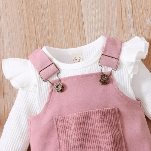 Miniatura 4 de PATPAT Baby Girl Christmas Outfits Skirts Set Xmas Clothes My 1st Christmas Romper TopSuspender SkirtHeadband 0-18 Months