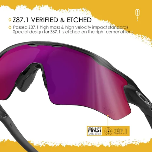 Miniatura 30 de ANSI Z87.1 Replacement Lenses For Oakley Flak Draft OO9364 Sunglass