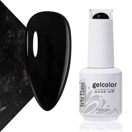 Miniatura 6 de Arte Clavo Esmalte de uñas de gel rosa lechosa de 0.5 fl oz, con luz LED, UV, remojado, transparente, rosa nude, manicura francesa, rosa claro