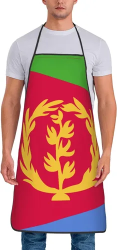 Miniatura 22 de Delantal impermeable de la bandera del orgullo del oso gay 100% poliéster, babero grande con impresión completa para el taller del restaurante