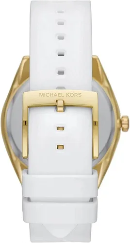 Miniatura 3 de Michael Kors Janelle MK7141 - Reloj de acero inoxidable con tres manecillas para mujer Blanco Movimiento de cuarzo