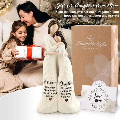 Miniatura 4 de Figuras de Mamá e Hija, Regalos de Mamá para Hija, Regalos de Hija para Mamá, Regalo de Navidad y Cumpleaños para Madre e Hija, Regalo de Acción
