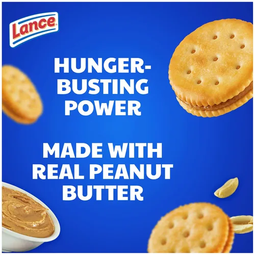 Miniatura 4 de Lance Galletas tipo sándwich, malta con mantequilla de maní, caja de 8