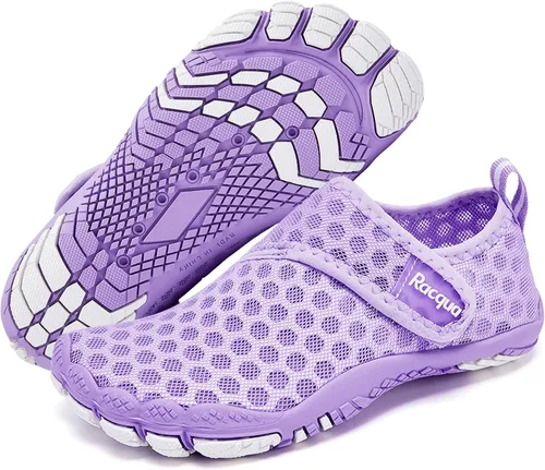 Miniatura 48 de Racqua Zapatos acuáticos para niños y niñas, de secado rápido, ligeros, para piscina, natación, playa, deportes, zapatos acuáticos