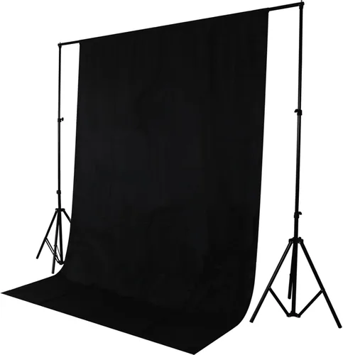 Miniatura 6 de TRLYC Telón de Fondo Negro - 5x7 Pies Telón de Fondo Negro Sólido para Fotografía, Telón de Fondo de Cabina de Fotos, Pantalla de Fondo para Foto