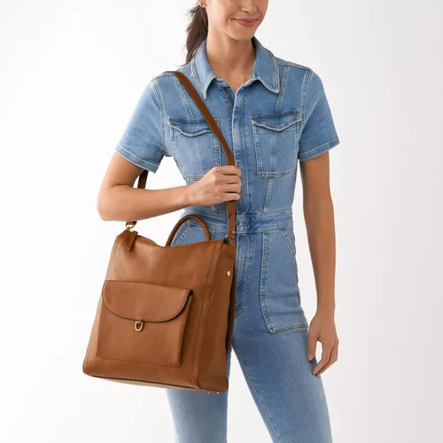 Miniatura 6 de Fossil Parker - Mochila convertible de cuero para mujer