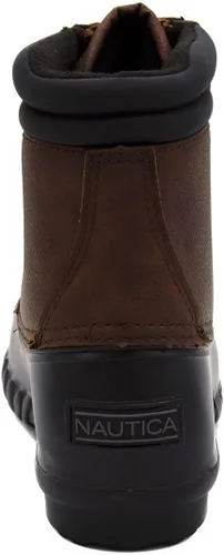 Miniatura 3 de NAUTICA Mens Duck Boots Waterproof Shell Insulated Snow & Rain Boot -Lace-Up Winter Shoe- Channing (WideMedium Width)